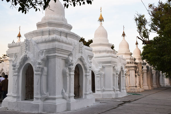 Kuthodaw pagoda Mandalay Myanmar 