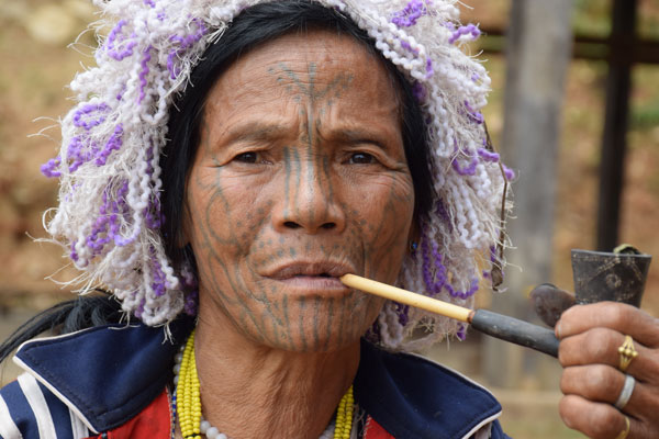 Chin lady Myanmar