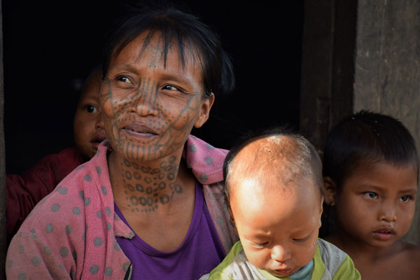 Chin tribe Myanmar