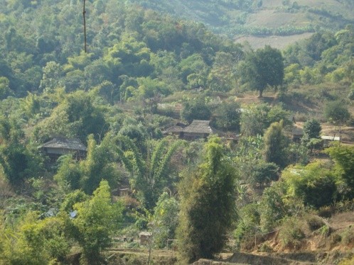 villages around kyaing tong - Myanmar