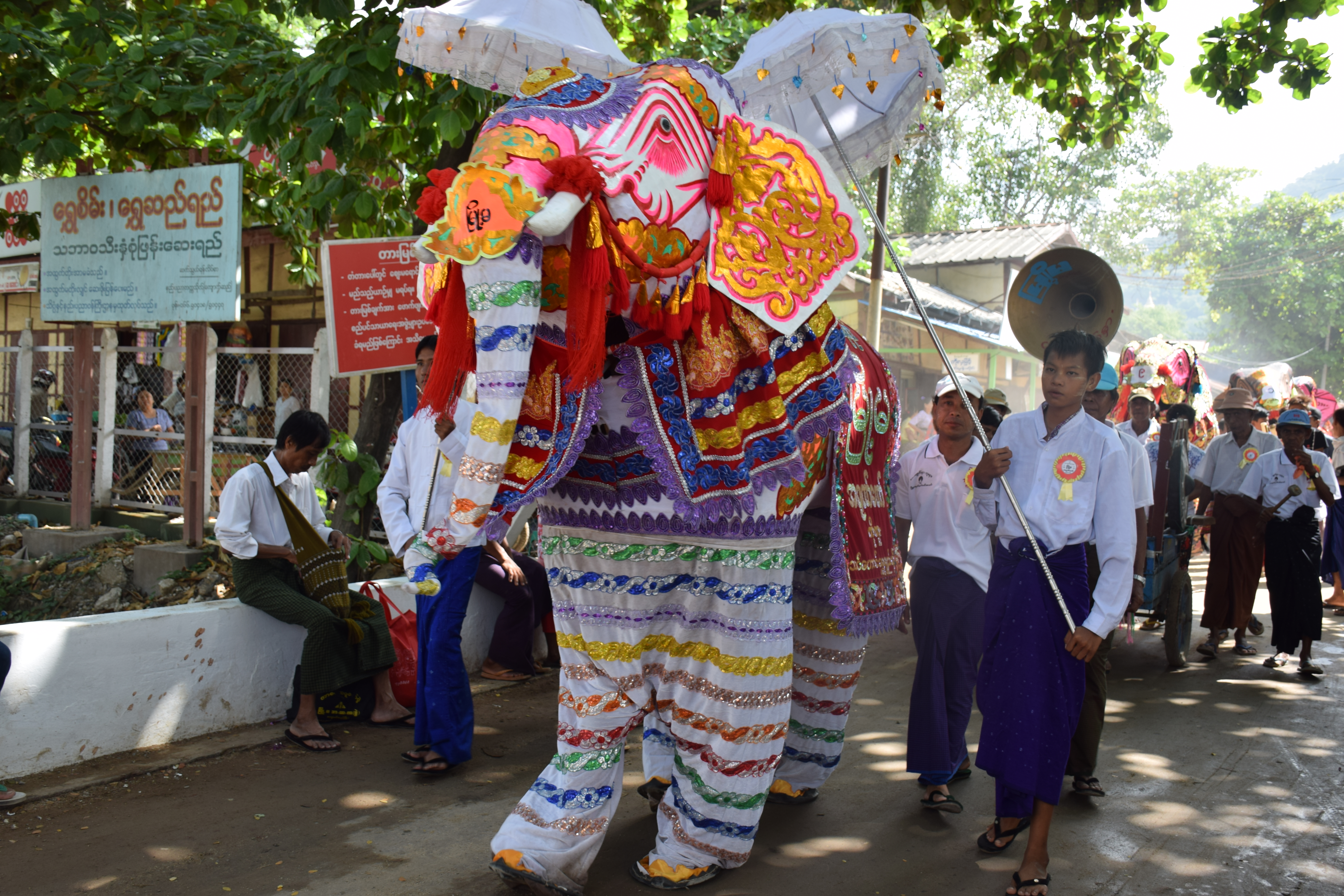  Kyauk Se Elephant dance festival Mandalay – Myanmar