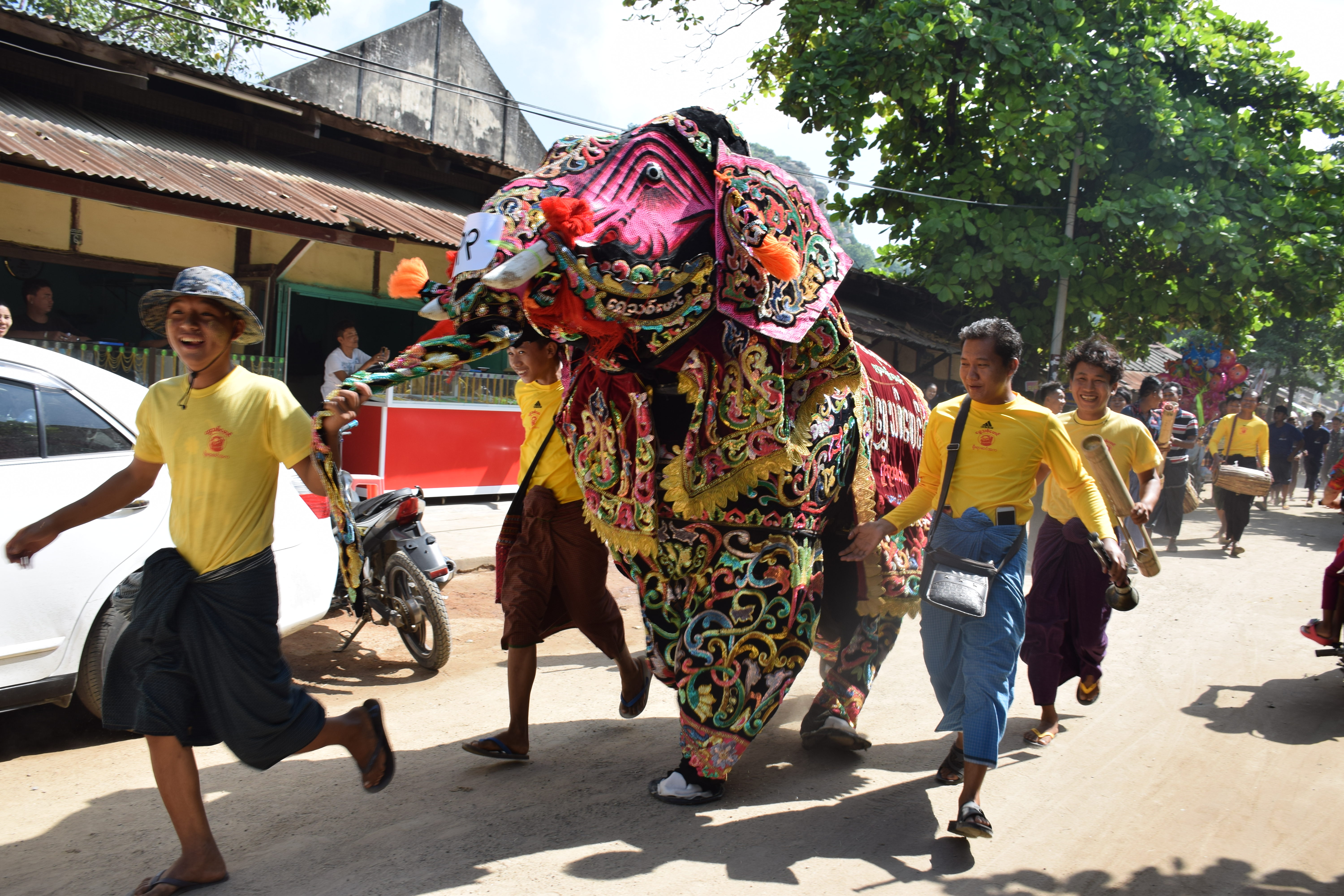    Kyauk Se Elephant dance festival Mandalay – Myanmar