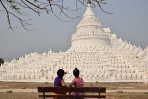 Myatheindan temple Mingun Mandalay Myanmar