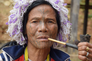 Chin lady Myanmar